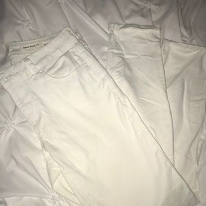 Jessica Simpson Forever Skinny Crop white jeans